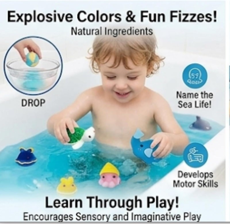 Easter Spa Gift Set: Moisturizing Bath Bombs with Surprise Element, Relaxing Home Bath Experience - Image 5