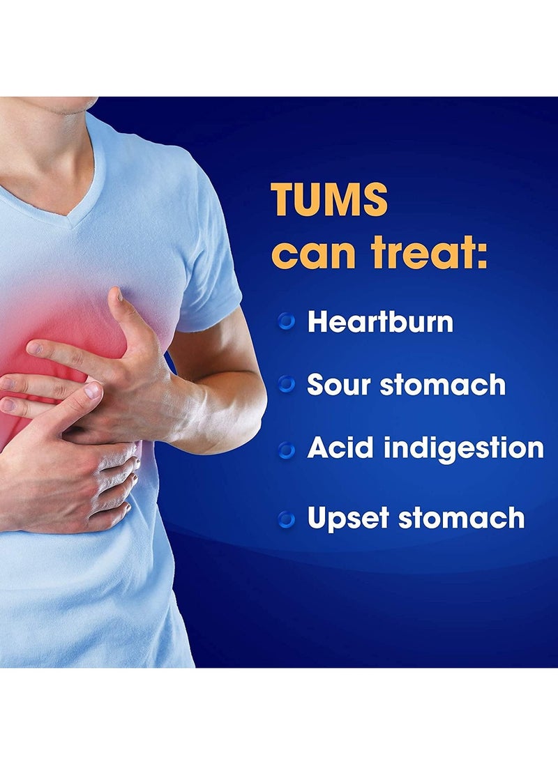 TUMS - TUMS Chewy Delights Ultra Strength Antacid Soft Chews for Chewable Heartburn Relief and Acid Indigestion Relief, Very Cherry - 32 Count - Image 1