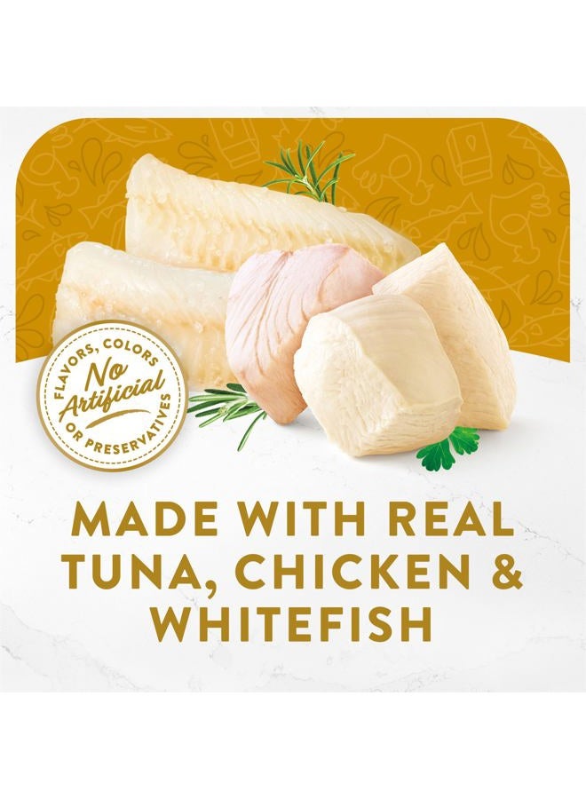 Fancy Feast Purina Limited Ingredient Wet Cat Food Complement, Broths Creamy With Tuna, Chicken & Whitefish - (16) 1.4 oz. Pouches - Image 3