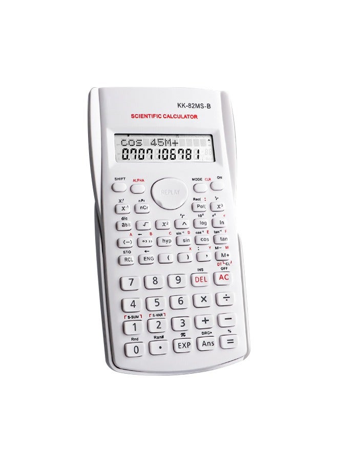 Generic Small Second Generation Calculator Portable Scientific Calculator with Button Battery Multi-purpose Portable Student Calculator for Math Teaching 240 Functions  - Image 1