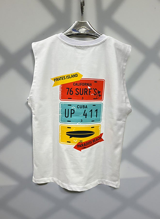 WHITE RABBIT Printed Cut T-Shirt Kids – White - Image 4