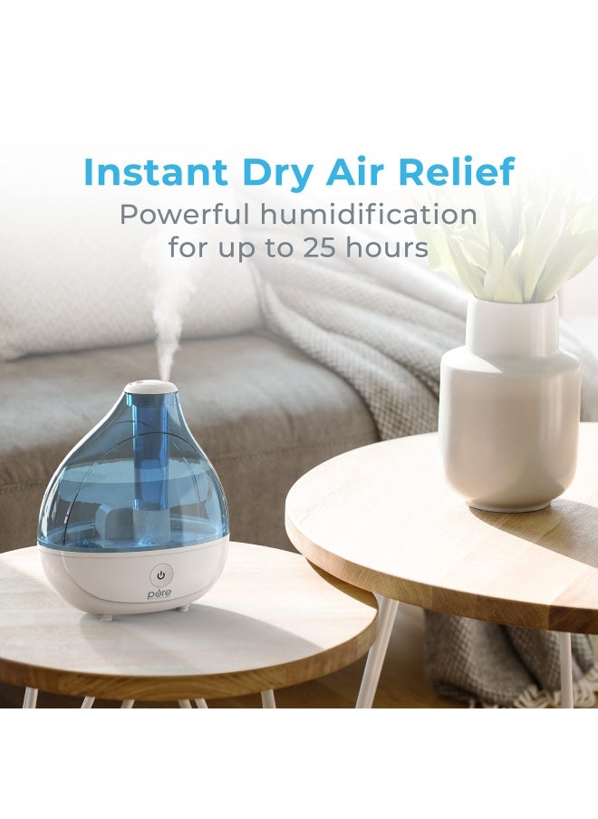 Pure Enrichment Pure Enrichment MistAire Ultrasonic Cool Mist Humidifier  Quiet Air Humidifier for Bedroom Nursery Office  Indoor Plants  Lasts Up To 25 Hours  - Image 2