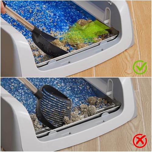 Yangbaga Stainless Steel Reusable Litter Tray, Compatible with Petsafe Scoop-Free Self-Cleaning Litter Box, Efficient Poop Collecting Design, Odor Control & Rust-Proof, Money-Saving Litter Box - Image 4