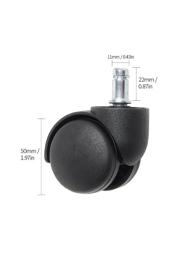 5-Piece Office Chair Swivel Caster Wheel  - Image 2