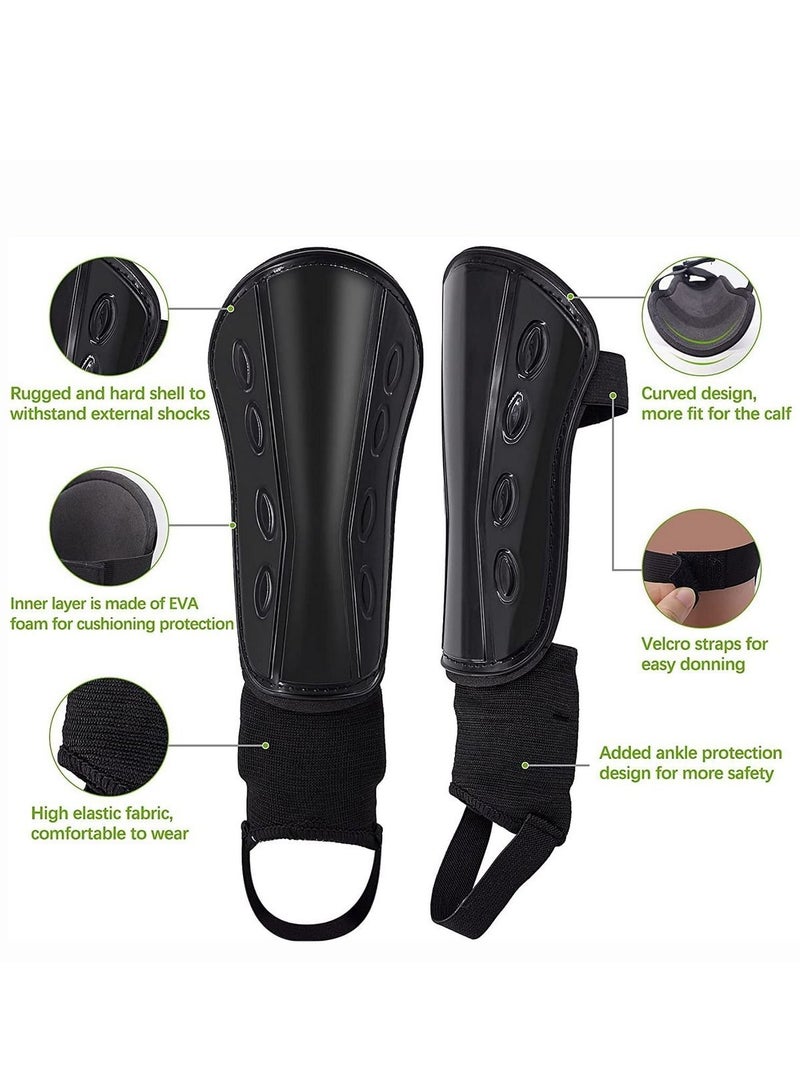 RATSAW Football Shin Pads for Kids Youth and Adults  Non Slip Shin for Football and Hockey with Adjustable Straps for Footballs Training Equipment - Image 3