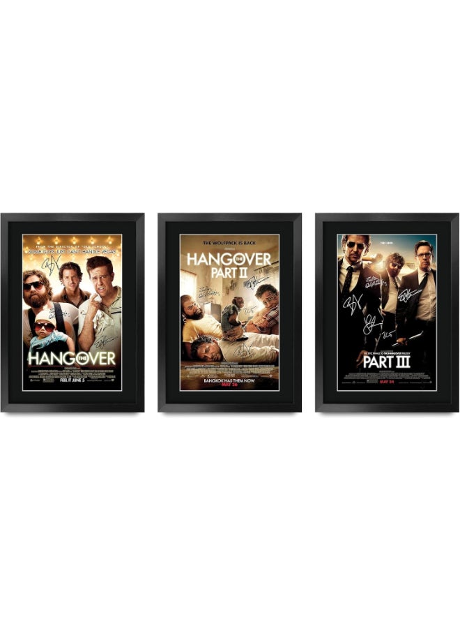 HWC Trading HWC Trading The Hangover Collection Bradley Cooper 16 x 12 inch Gifts Printed Poster Signed Autograph Picture for Movie Memorabilia Fans - 16" x 12" Framed  - Image 1