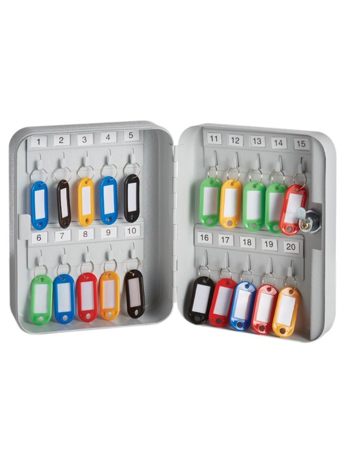 Generic Key Cabinets 20 keys Lock Box for House Key - Iron Material Key Box for Wall with Key Hooks & Key Labels - Key Organizer Box and Safe for Car Real Estate Key Storage  - Image 1