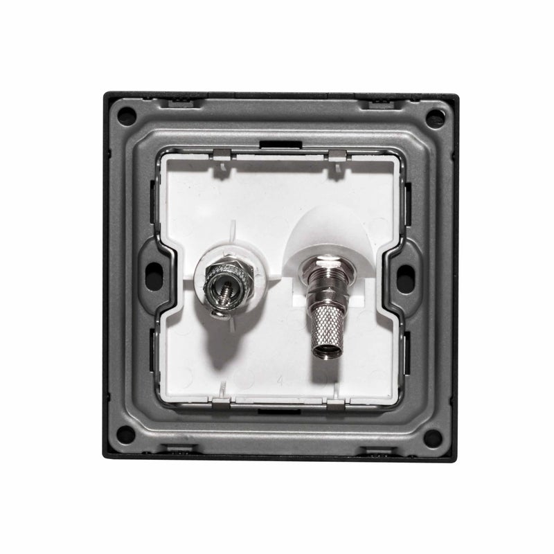 Donmarco Satellite + TV Socket – Ultra Thin Plastic, Dual Function Media Connection (P1MB-023) - Image 4