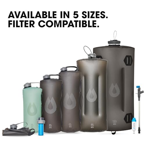 Hydrapak Collapsible Camping Water Storage (2L, 3L, 4L, 6L, 10L) - BPA & PVC Free, Hydration Reservoir Bag, Leak Proof - Image 5