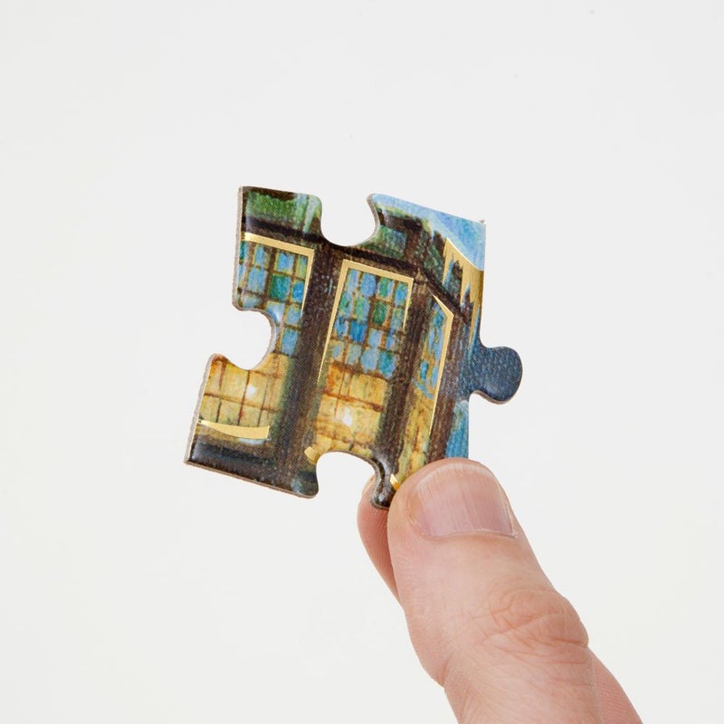 Bits and Pieces – 1000 Piece Glow in The Dark Jigsaw Puzzle for Adults – All is Bright by Artist James Meger - Winter Holiday Landscape, Completed Puzzle Size: 20" x 27" - Image 4