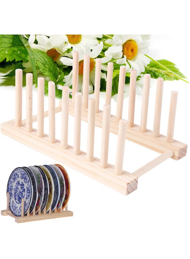 Multipurpose Dish Drain Rack Brown - Image 2