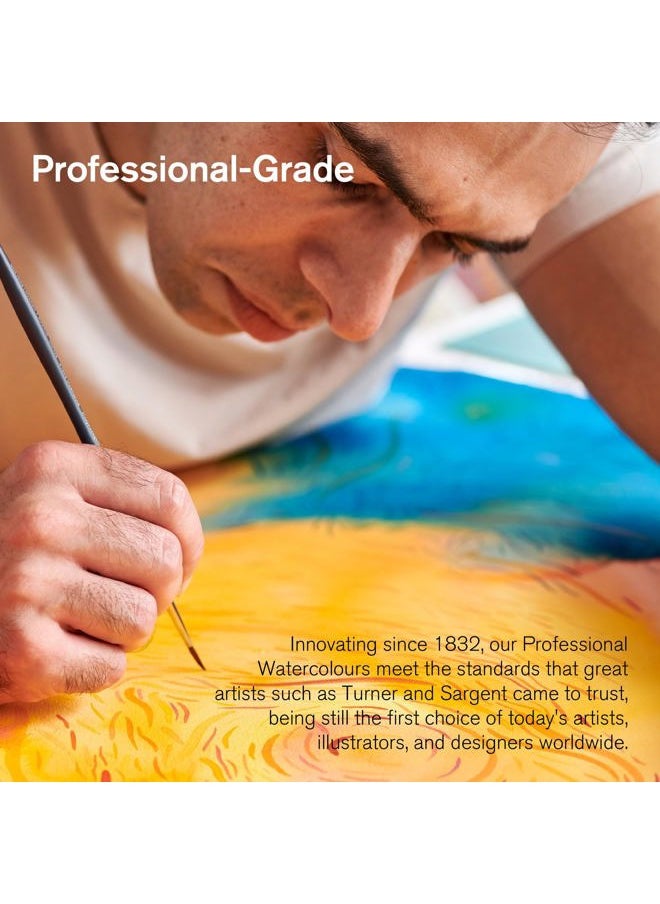 WINSOR & NEWTON Professional Water Colour Paint, Half Pan, French Ultramarine  - Image 3