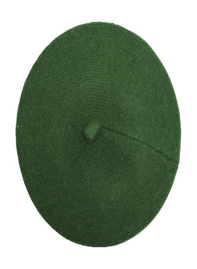 ZLYC French Beret Hat Fashion Print Lightweight Winter Warm Artist Hat for Women (Solid Army Green), Solid Army Green, One size - Image 4