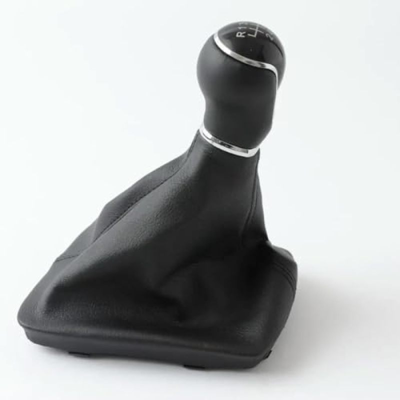 Manual Gear Knob: 6 Speed Black ABS Plastic Leather-Wrapped - Precise Fit For 2012-2017 Seat Leon III, Ergonomic Anti-Slip, Direct Replacement For Daily Car Interior Upgrade - Image 4