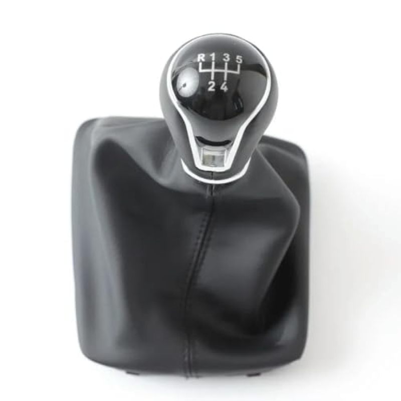 Manual Gear Knob: 6 Speed Black ABS Plastic Leather-Wrapped - Precise Fit For 2012-2017 Seat Leon III, Ergonomic Anti-Slip, Direct Replacement For Daily Car Interior Upgrade - Image 5