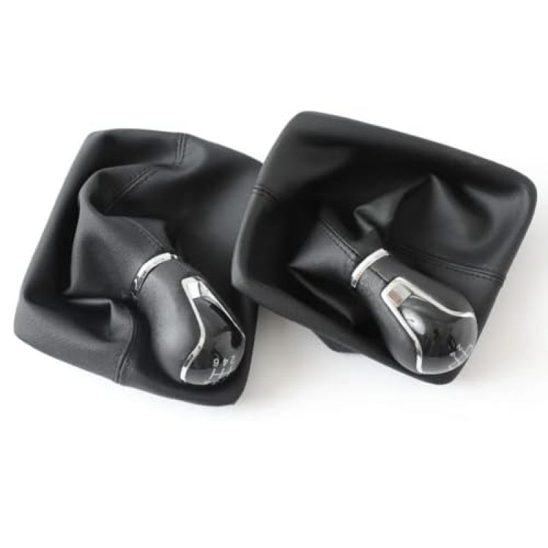 Manual Gear Knob: 6 Speed Black ABS Plastic Leather-Wrapped - Precise Fit For 2012-2017 Seat Leon III, Ergonomic Anti-Slip, Direct Replacement For Daily Car Interior Upgrade - Image 2