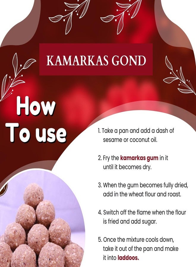 Brijbooti 100 Gr Kamarkas Gond - Palash Gond - Salvia Plebeian - Image 3
