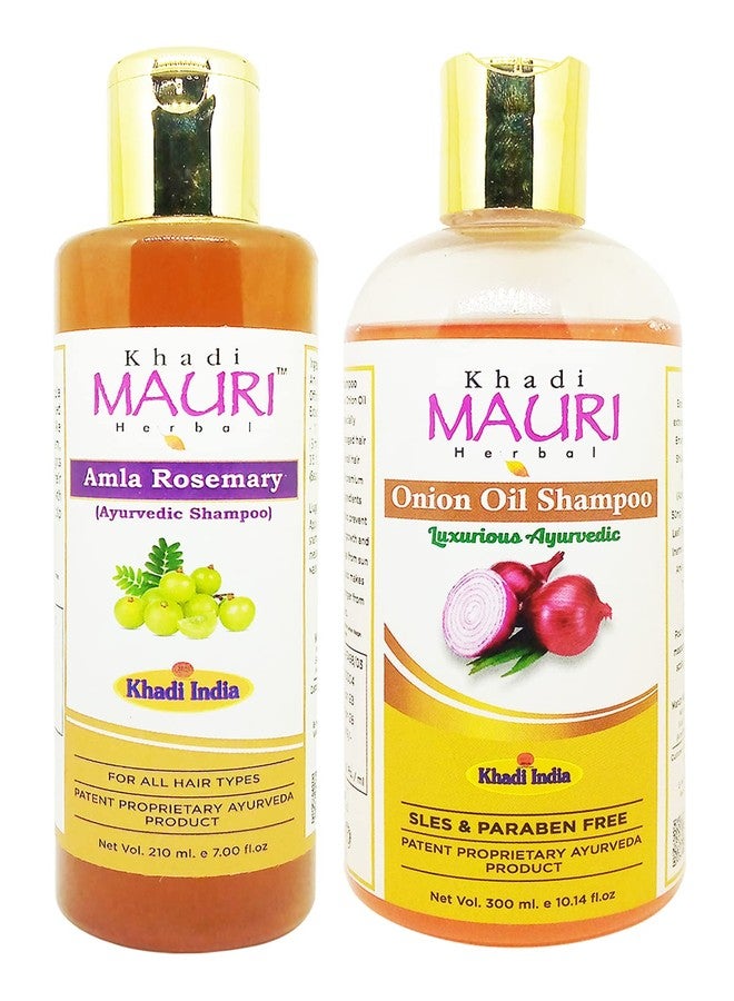 Khadi Mauri Amla Rosemary & Onion Oil Shampoo - Pack of 2 (510 ml) - Image 2