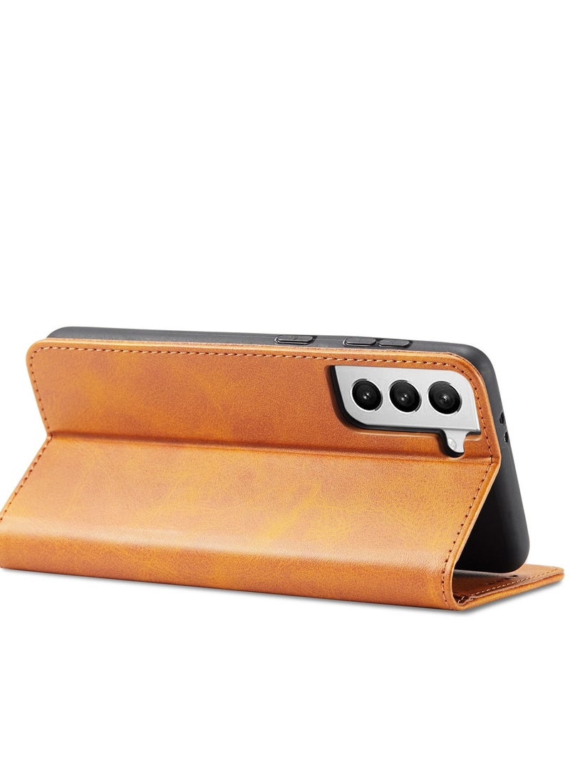 Loquat Leather Magnetic Samsung Phone Case Flip Cover - Image 2