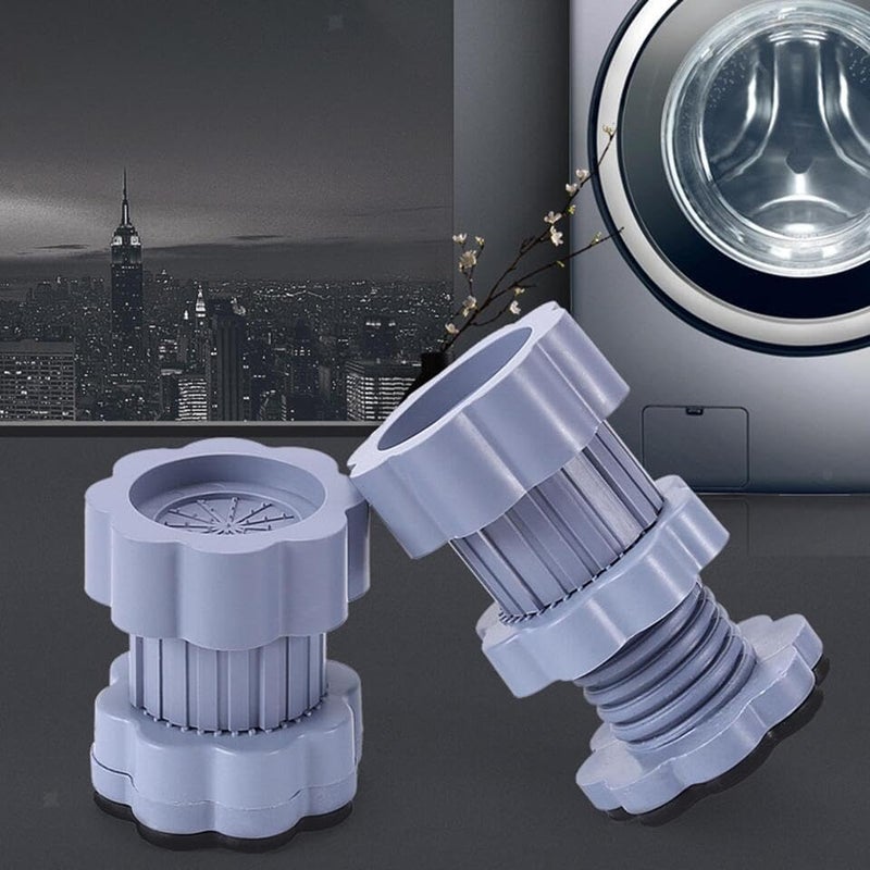 DME SALES Washing Machine Vibration Pads Adjustable AntiVibration Noise Cancelling Feet for Dryer Washer Support Height Adjustable Pads for Refrigerators 4 PCS - Image 5