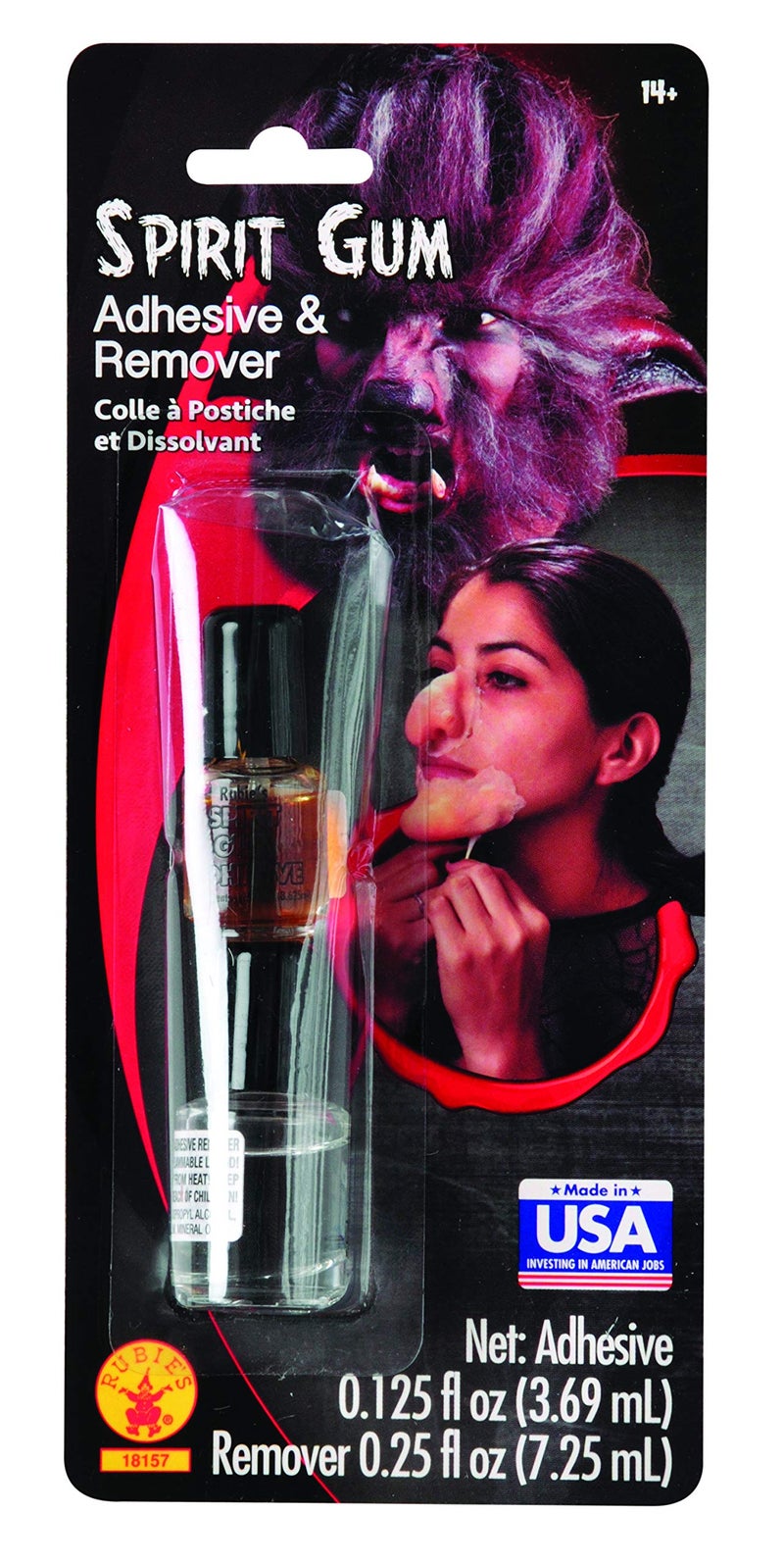 Rubies Rubie's Costume Spirit Gum and Remover, Transparent, One Size - Image 2