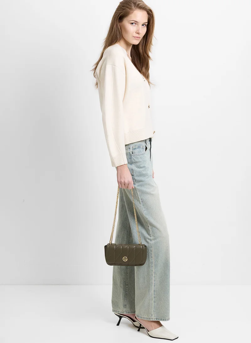 French Connection One Size Women Green Aura Shoulder Bag for Women | Best Price UAE