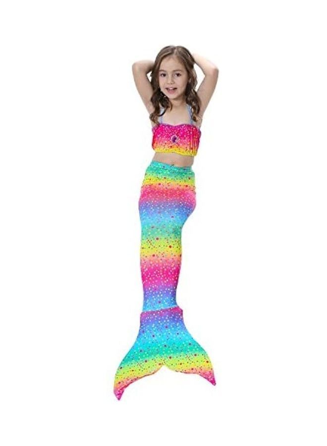 NIBEMINENT 3-Piece Mermaid Themed Costume Set 130cm - Image 2