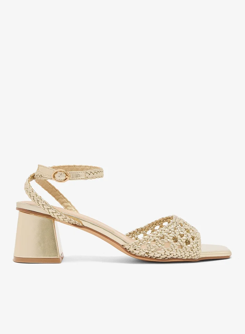 London Rebel Anita Ankle Strap High-Heel Sandals