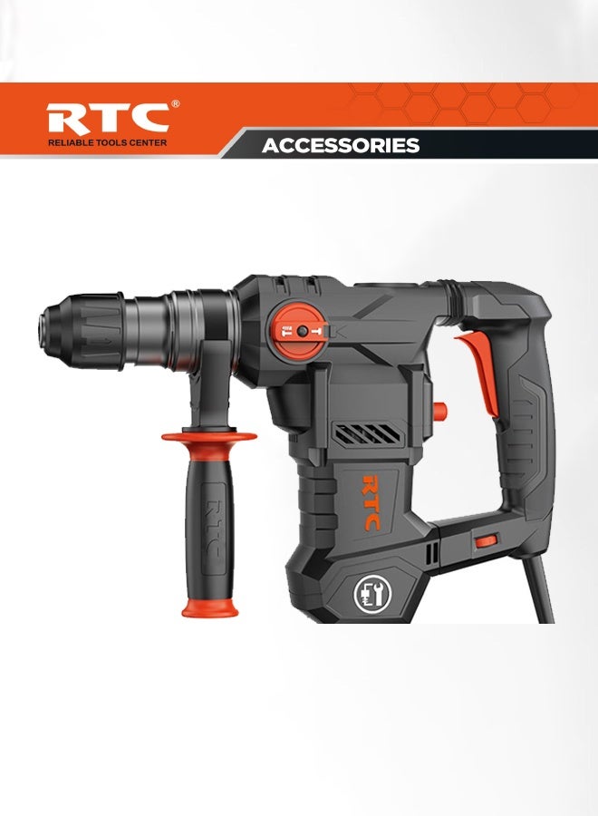 RTC 533 Rotary Hammer Drill – 32mm, 1500W, 3 Joules, 1-Year Warranty – Heavy Duty SDS Plus Electric Drill - Image 1