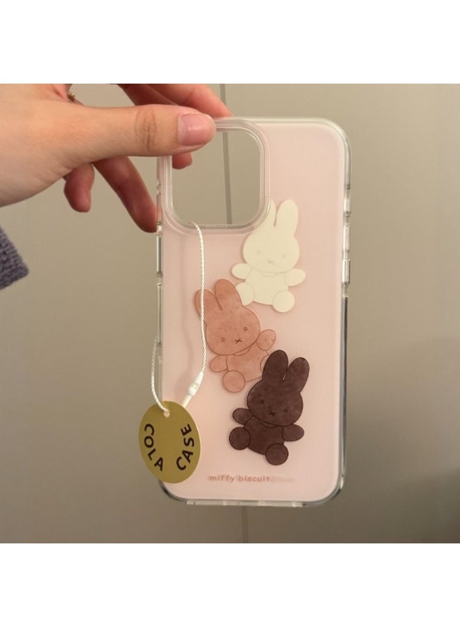 NIBEMINENT Chocolate Chip Bunny Protective TPU Case Cover For iPhone 16 Plus - Image 1