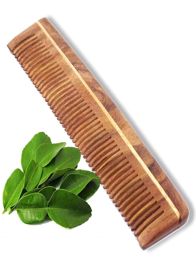 Glan Neem Wood Comb for Men and Women Pack Of 1 (Neem Wood Comb) - Image 1