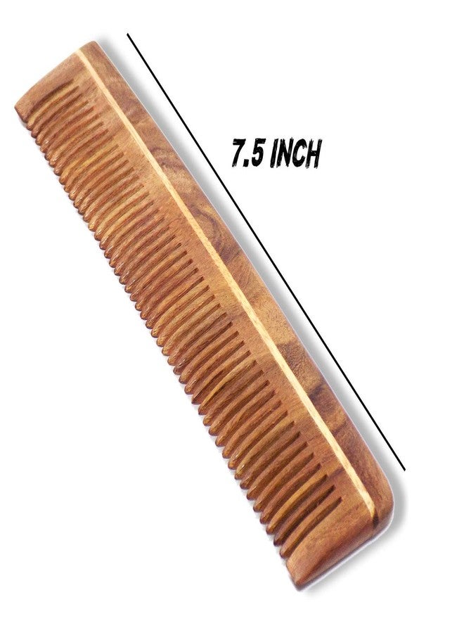 Glan Neem Wood Comb for Men and Women Pack Of 1 (Neem Wood Comb) - Image 2