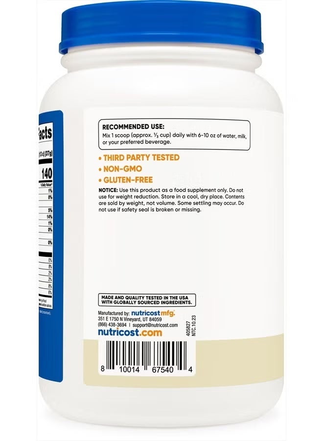 نوتريكوست، بروتين مصل اللبن المعزول، فانيليا، 2 رطل (907 غرام) - Image 3