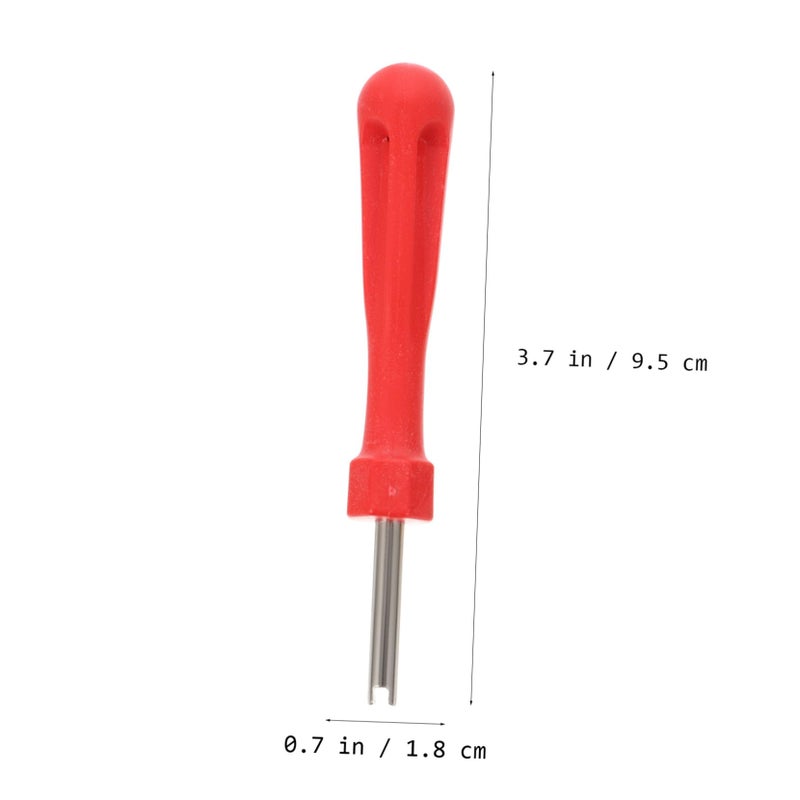 Heavy Duty Tire Valve Core Remover Tool For Trucks Motorcycles Bicycles With Replacement Cores - Image 3