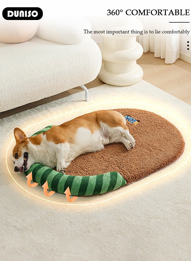 DUNISO Pet Bed for Cats, Small, Medium Dogs With Nonskid Bottom, Washable All-season Pet Sofa Bed for Indoor, Outdoor, Outside Sleep Sleeping Puppy, Kitten, Pet  - Image 3