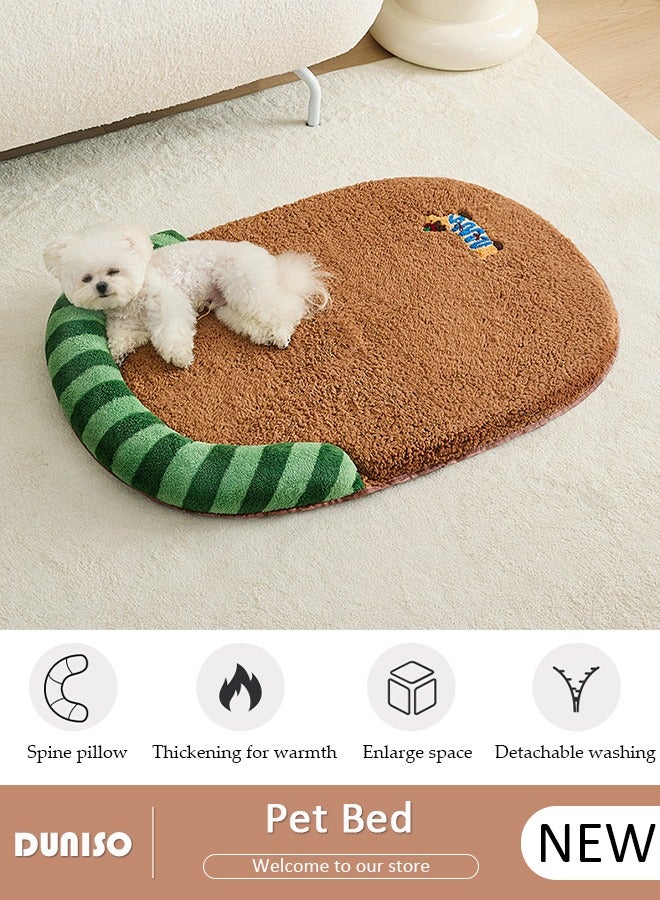 DUNISO Pet Bed for Cats, Small, Medium Dogs With Nonskid Bottom, Washable All-season Pet Sofa Bed for Indoor, Outdoor, Outside Sleep Sleeping Puppy, Kitten, Pet  - Image 1