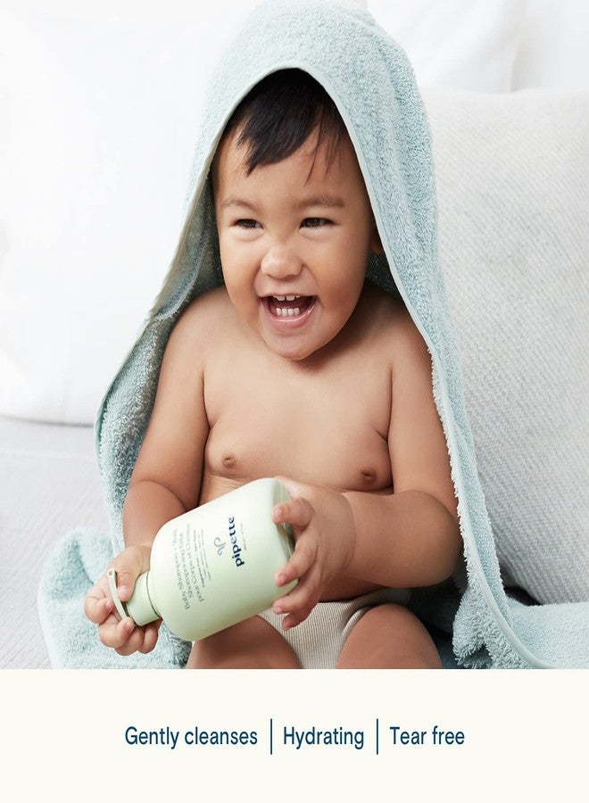 Pipette Baby Bathtime Duo Baby Wash Tear-Free and Moisturize Set with Renewable Plant-Derived Squalane (3-Piece Set) - Image 4