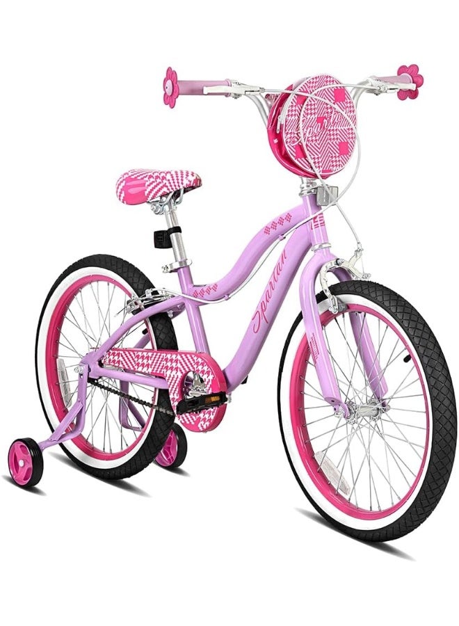 Spartan Serena Bike | 20 Inch With Training Wheels | Single Speed | Purple Color - Image 1