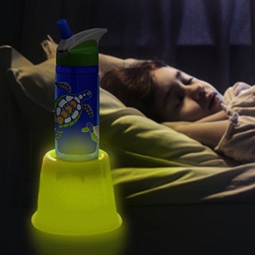 Slipstick CB643 3” Lift Glow in The Dark Bed Risers/Furniture Risers – Adds 3 inch Height for Under Bed Storage & Shows Bed Location in Dark (Set of 4) Heavy Duty Design - Supports 2,000 Lbs - Image 4