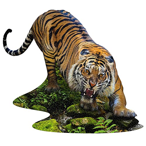 Madd Capp Puzzles I AM Tiger 1000 Pieces Animal Shaped Jigsaw Puzzle Multi - Image 5