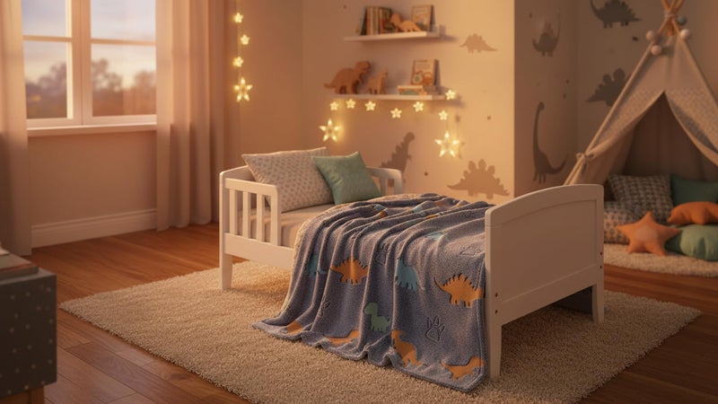 Butterthief Glow in The Dark Radium Blanket for Kids Super Soft & Warm Glowing Blanket for Toddler (100x150 cm, 0-8 Year) - Image 3