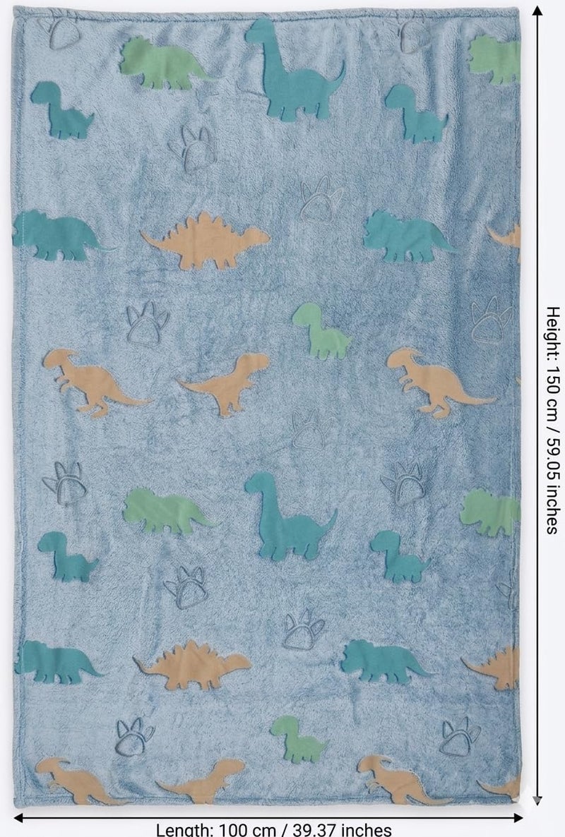 Butterthief Glow in The Dark Radium Blanket for Kids Super Soft & Warm Glowing Blanket for Toddler (100x150 cm, 0-8 Year) - Image 2