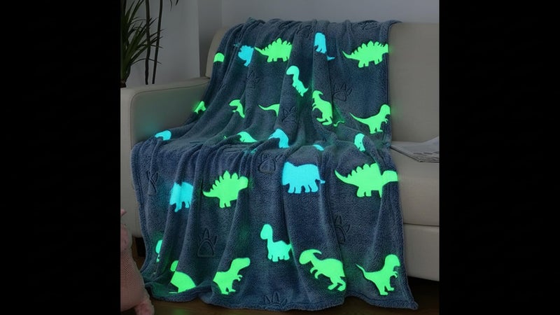Butterthief Glow in The Dark Radium Blanket for Kids Super Soft & Warm Glowing Blanket for Toddler (100x150 cm, 0-8 Year) - Image 4