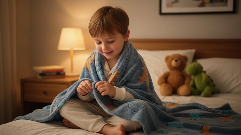 Butterthief Glow in The Dark Radium Blanket for Kids Super Soft & Warm Glowing Blanket for Toddler (100x150 cm, 0-8 Year) - Image 5