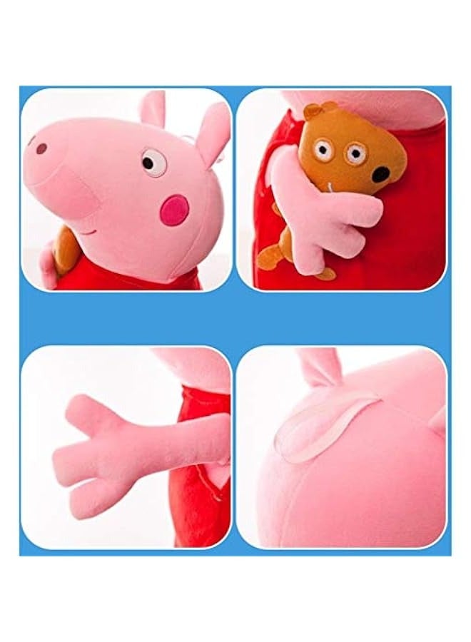 DURKU Peppa  Family Party Dolls - Set of 4 Plush Toys, 30\/40cm, Animal Stuffed Dolls - Image 5