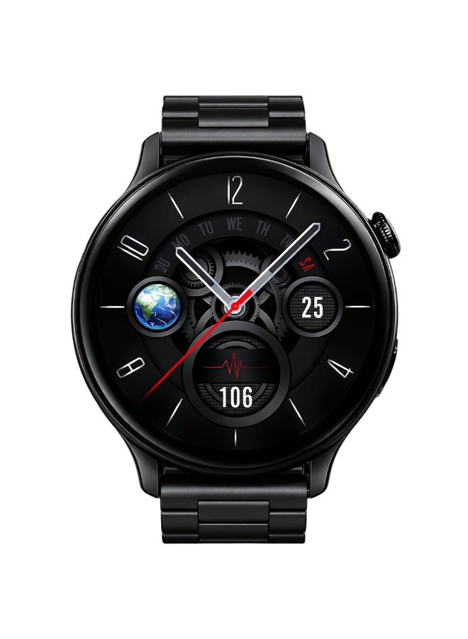 Oteeto Watch 4 Smart Watch with 1.43-Inch AMOLED Display, Bluetooth Calling, Health & Sleep Monitoring, Multiple Sports Modes, IP68 Water Resistance,  Days Battery Life - Black - Image 2
