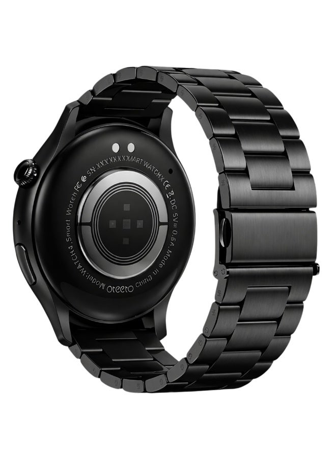 Oteeto Watch 4 Smart Watch with 1.43-Inch AMOLED Display, Bluetooth Calling, Health & Sleep Monitoring, Multiple Sports Modes, IP68 Water Resistance,  Days Battery Life - Black - Image 3