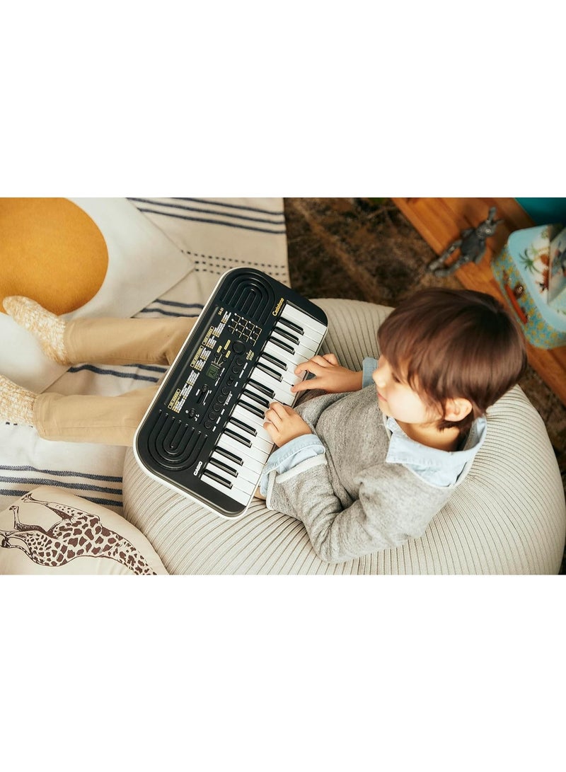 Casiotone Mini Keyboard SA-51 with Piano tones, Black (32 Keys) - Image 3