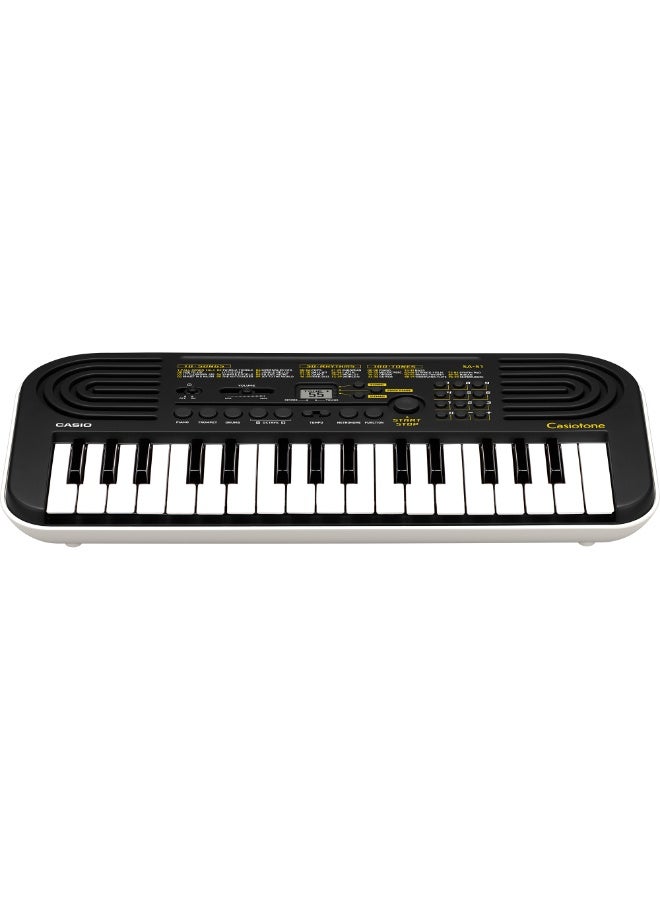 Casiotone Mini Keyboard SA-51 with Piano tones, Black (32 Keys) - Image 1