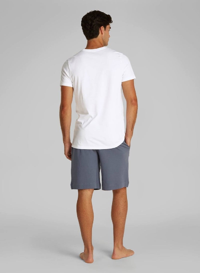CALVIN KLEIN Cotton T-Shirts Short Sleeve Crew Neck - 3 Pack - Image 3